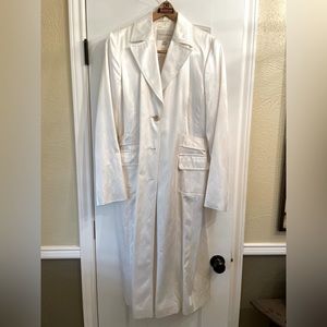 Banana Republic satin trench coat, size L